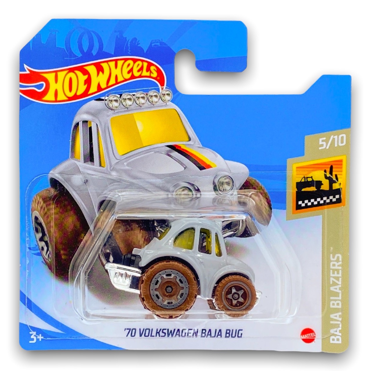 70 volkswagen baja bug hot wheels blue