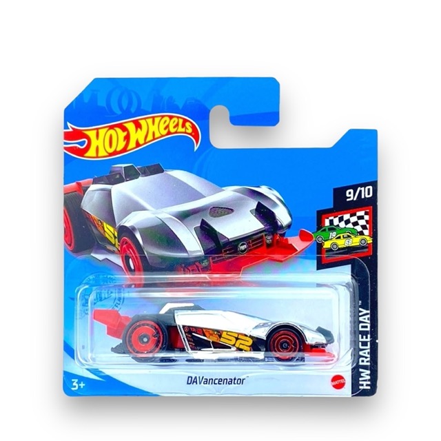 Hot Wheels DAVancenator (Chrome/Red) - 9/10 HW Race Day 2021 - 140/250 - (Short Card) GTB68