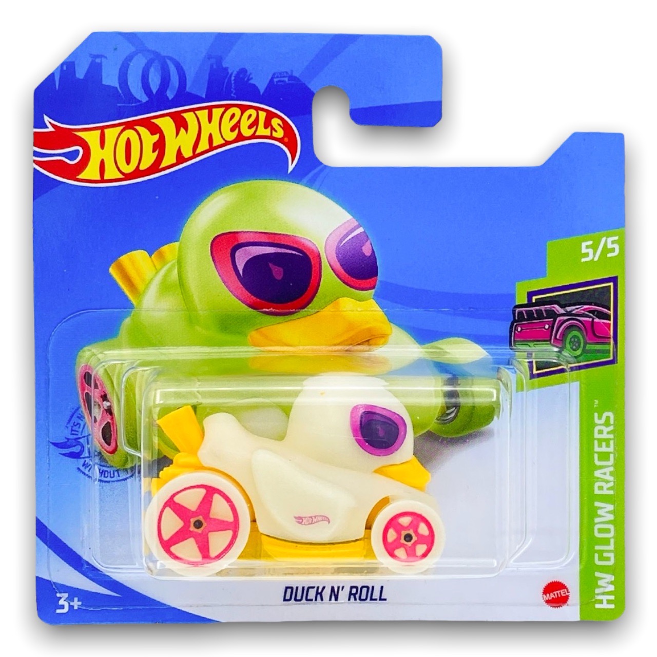 Hot Wheels Duck N Roll Gry Glow In The Dark Klas Uk